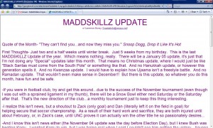MADDSKILLZ Update (December 05)
