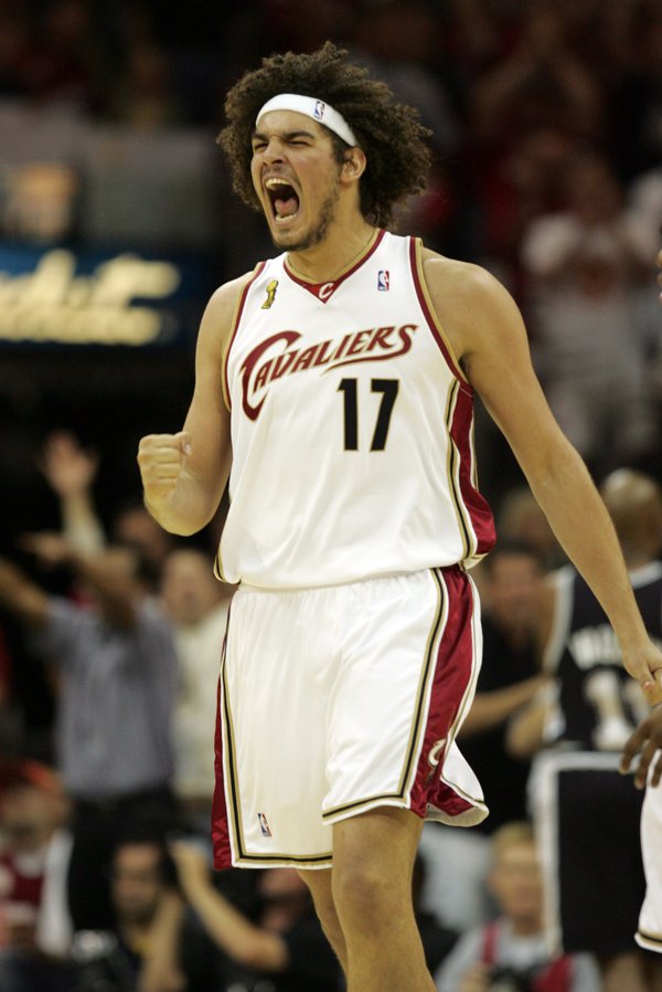 Golden State C Anderson Varej?o began his career and this season with the Cleveland Cavaliers, appearing in the 2007 NBA Finals. This NBA Finals will be his first games against the Cavaliers in his 12-year NBA career. (PC: John Kuntz/Plain Dealer)