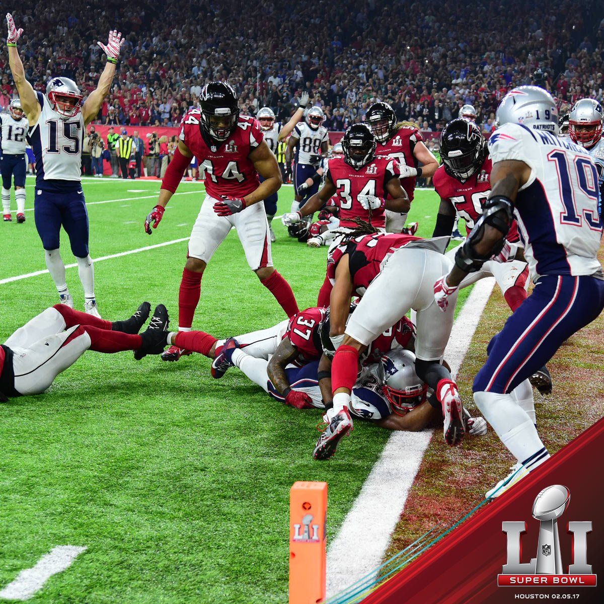 Super Bowl LI: Patriots 34, Falcons 28 (OT)